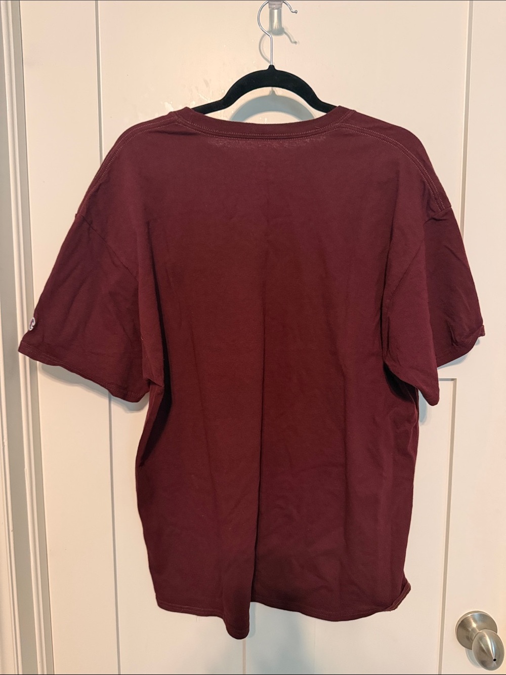 Champion Maroon Loyola University Chicago Tee with Gold Lettering - Picture 3 of 5